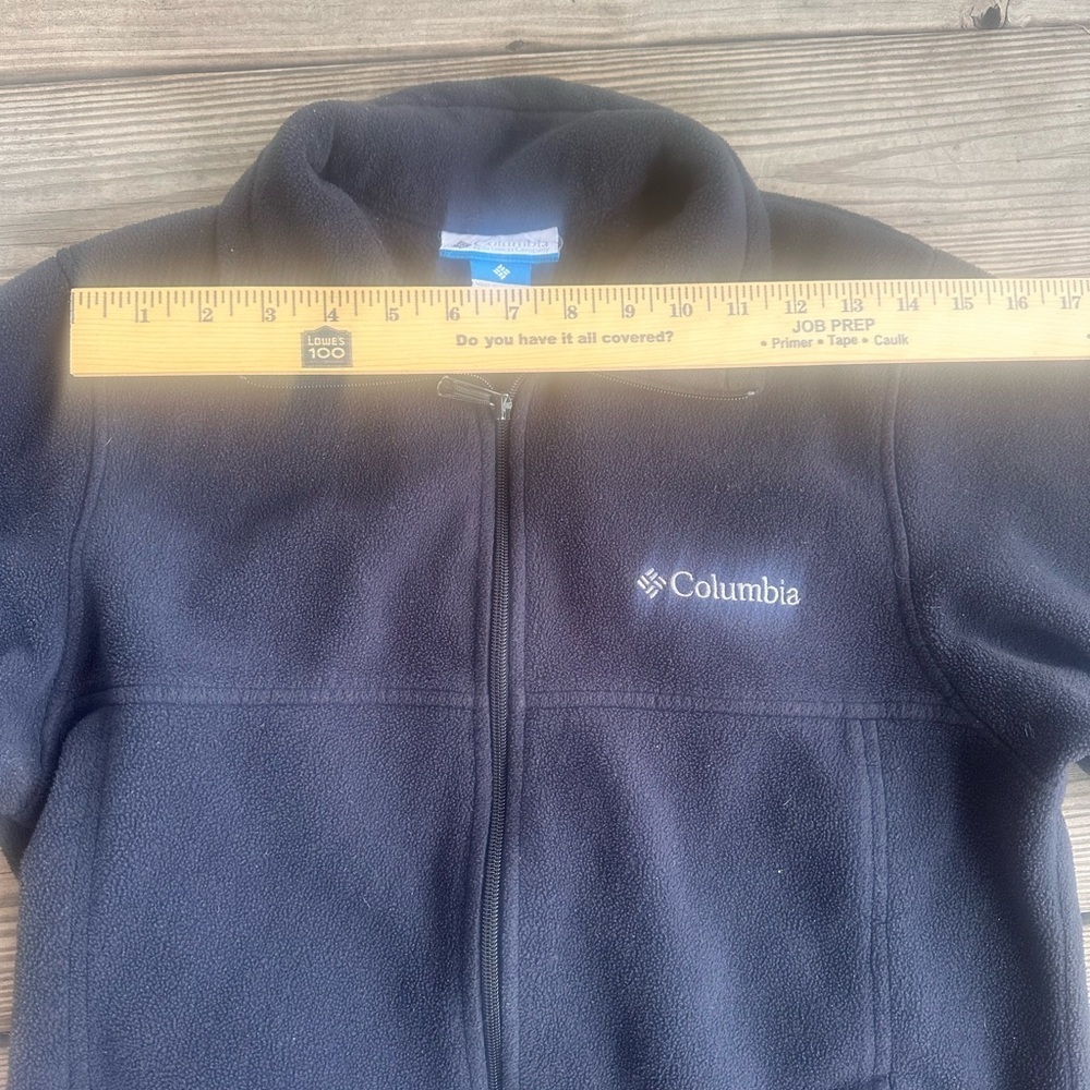 Columbia Black Full Zip performance Fleece Jacket - Picture 5 of 8